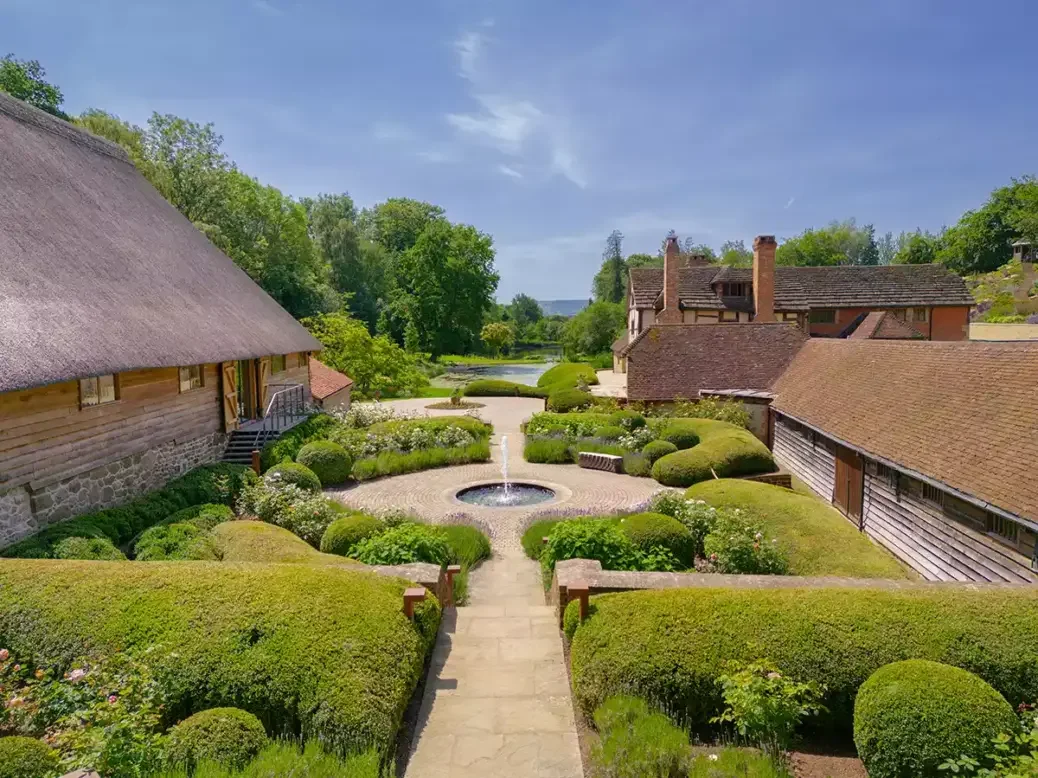 The beautiful buildings at English wine producer, Nyetimber